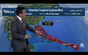   FLORIDA IN FORECAST CONE FOR TROPICAL STORM