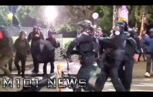 Seattle: Rioter Hits Police Officer With a Metal Bat Directly to the Head