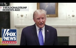 Trump says he is 'doing very well' in Twitter video