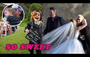 Blake Shelton's loving bond with son Gwen Stefani clear in beautiful wedding photo