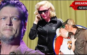 Gwen Stefani t-errorizes Blake Shelton over the Wedding Plan, when he's slow