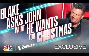 Blake Asks John to Sit on Santa's Lap - The Voice 2020 Outtakes