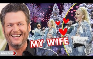 'It's my wife' Blake Shelton made Gwen blush during her performance on NBC's New Year's Eve 2021
