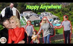 AMAZING!! Gwen Stefani and Blake Shelton have officially moved into her LA mansion