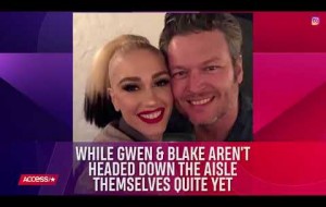 Gwen Stefani & Blake Shelton Have The Look Of Love (& A Total Blast!) At Friends' Wedding