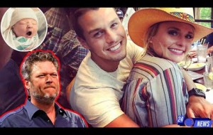 Miranda and husband McLoughlin host a pregnancy announcement party, and invite Blake Shelton