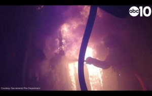 Sacramento Fire Department releases intense helmet cam footage from a February 7th fire