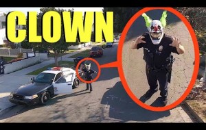 when you see this Clown Police Officer, Do NOT let him catch you! (Run AWAY Fast)
