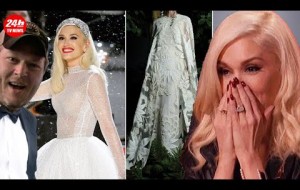 Blake Shelton reveals Gwen Stefani cried when she saw her wedding dress