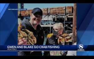Blake Shelton and Gwen Stefani crab fish on the Central Coast