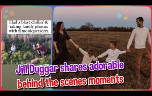 DUGGAR UPDATE!!! Jill Duggar Shares Adorable Behind The Scenes Moments of photo shoot with Monique