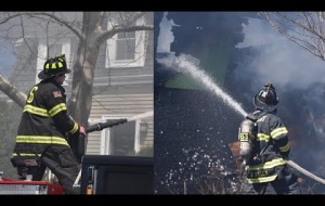 Firefighters use Deck Guns to Combat *4th Alarm Blaze* in Multiple Somerville Houses