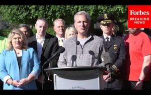 Kevin McCarthy Rips 'Defund The Police' Movement At National Police Week Event
