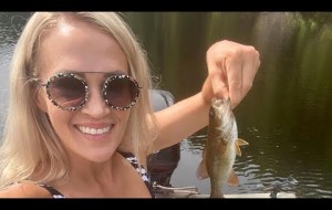 Carrie Underwood Goes Fishing … In a Bikini!