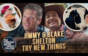 Jimmy and Blake Shelton Try Things Together