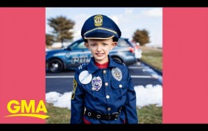 Make-A-Wish grants little boy dream of becoming a police officer
