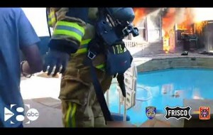 RAW VIDEO: Teen rescued from 2nd floor of house fire